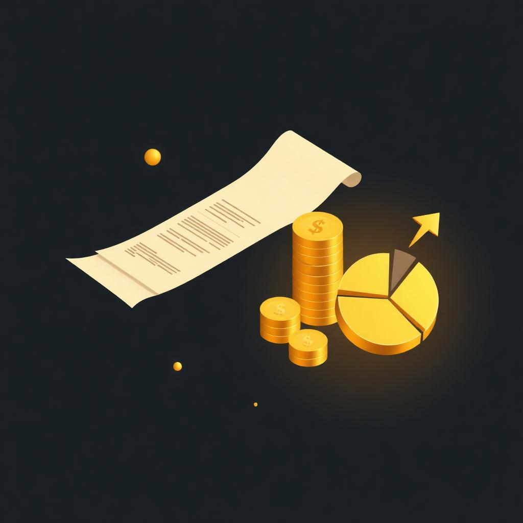 Daily expense tracker illustration