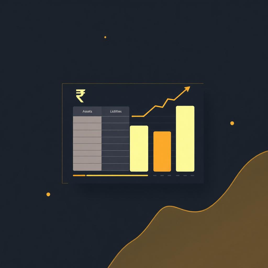 Net worth tracking sheet illustration